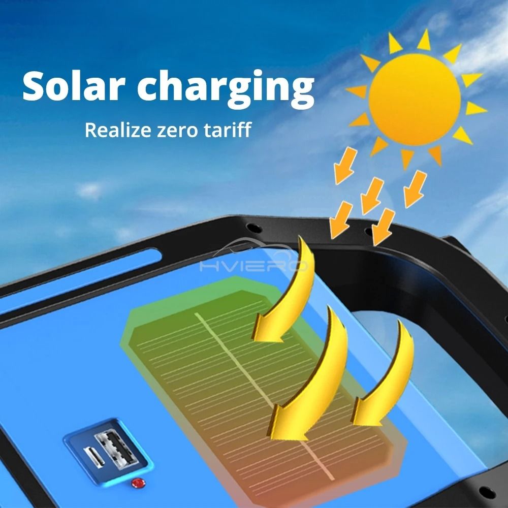 3in1 Solar USB Rechargeable COB Camping Lantern Emergency Flashlight Power Bank For Devices 4