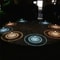 Solar Pathway Circle Pattern Lights Waterproof Outdoor LED Landscape Lighting For Yard Walkway 3