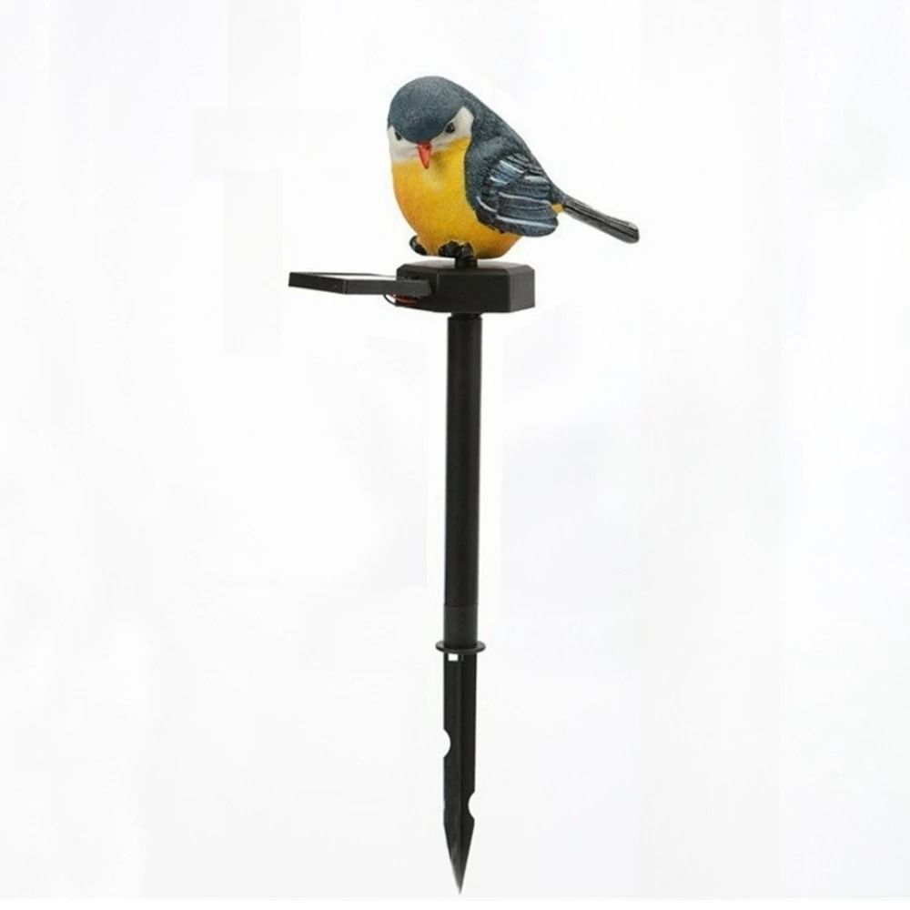 Solar Resin Bird Stake Light Waterproof Outdoor LED Animal Garden Lawn Decoration 5