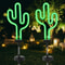 Solar Neon Flamingo Garden Decor Waterproof Outdoor LED Landscape Night Light For Yards Lawns 7