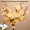 Solar Magnolia Garden Stake Lights IPP66 Waterproof Outdoor LED Holiday Floral Decor 0