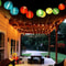 10LED Solar Globe Lantern String Lights Waterproof Outdoor Garland For Garden Weddings Parties 2