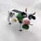 Solar Cow Garden Statue Light HandPainted Resin Animal Ornament For Indoor Outdoor Decor 1