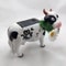 Solar Cow Garden Statue Light HandPainted Resin Animal Ornament For Indoor Outdoor Decor 2