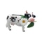 Solar Cow Garden Statue Light HandPainted Resin Animal Ornament For Indoor Outdoor Decor 3