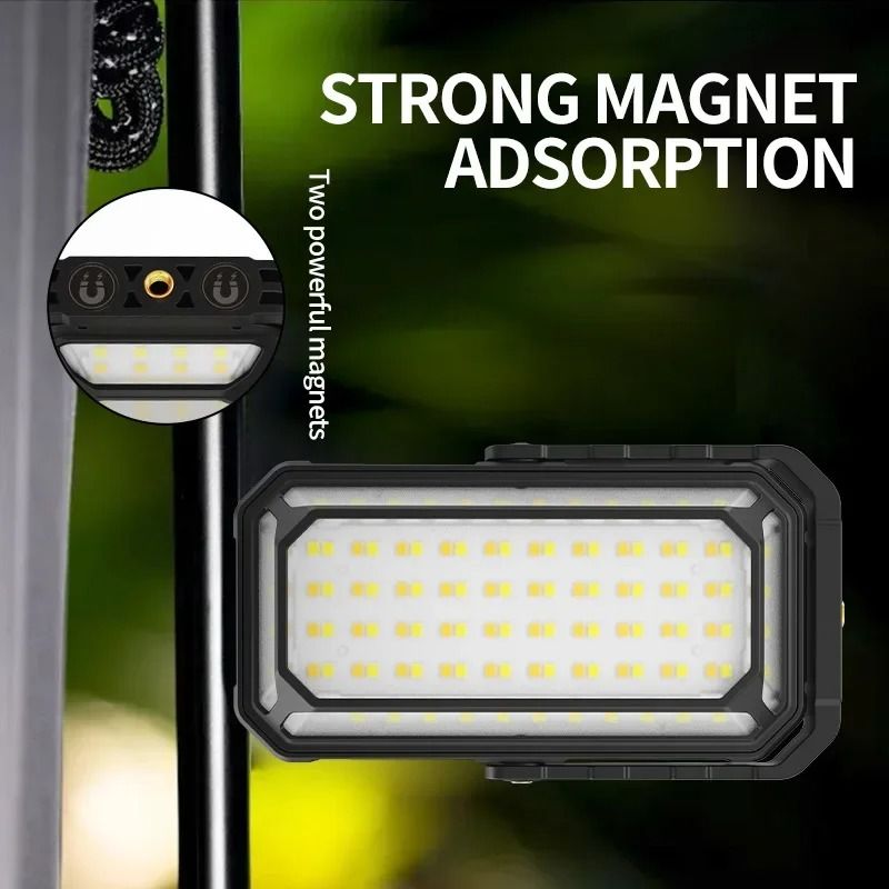 MultiLight Source AllTerrain Solar Camping Lamp Multifunctional Working Light With Large Capacity 4