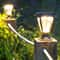 Solar Column Pillar Light Waterproof Outdoor LED Deck Post Cap Lamp For Garden Landscape Decor 2