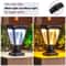 Solar Column Pillar Light Waterproof Outdoor LED Deck Post Cap Lamp For Garden Landscape Decor 5