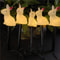 5Pack SolarPowered Rabbit Easter Bunny Lights Waterproof Outdoor LED Garden Pathway Decorations 4