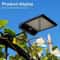 COB Solar Street Light IP65 Waterproof Human Body Sensor Outdoor Garden Path Lamp 0