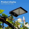 COB Solar Street Light IP65 Waterproof Human Body Sensor Outdoor Garden Path Lamp 0