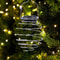 Solar Spiral Iron Art Lantern Decorative 20LED Hanging Fairy Lamp For Garden Patio 2
