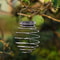 Solar Spiral Iron Art Lantern Decorative 20LED Hanging Fairy Lamp For Garden Patio 3