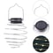 Solar Spiral Iron Art Lantern Decorative 20LED Hanging Fairy Lamp For Garden Patio 4