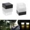 LED Solar Column Head Light Outdoor Powered Pillar Lamp For Fence Gate Post Decor 5