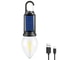 Solar Powered LED Camping Lantern Waterproof Handheld 100LM Light With USB Charging For Outdoor BB 7