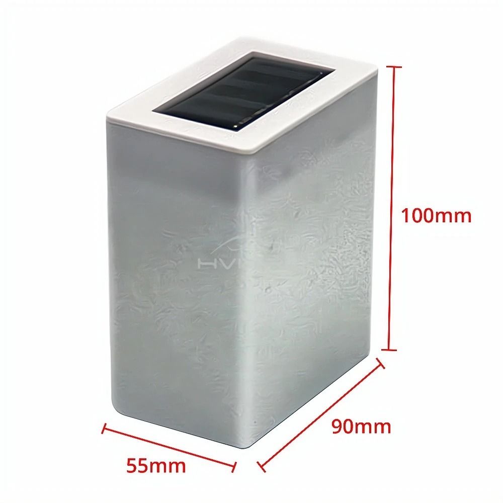 Square Solar Corridor Wall Light Waterproof Outdoor LED Fence Eaves Decoration 5