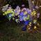 Solar Powered Chrysanthemum Stake Lights RGB Waterproof Outdoor Landscape Lighting For Garden Pat 4