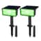 2Pack 49LED Solar Spotlights IP65 Waterproof Adjustable Outdoor Garden Wall Ground Lights 7