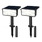 2Pack 49LED Solar Spotlights IP65 Waterproof Adjustable Outdoor Garden Wall Ground Lights 8