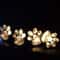 Solar Paw Print Landscape Lights IP65 Waterproof LED Stone Imitation Garden Yard Lamps 8