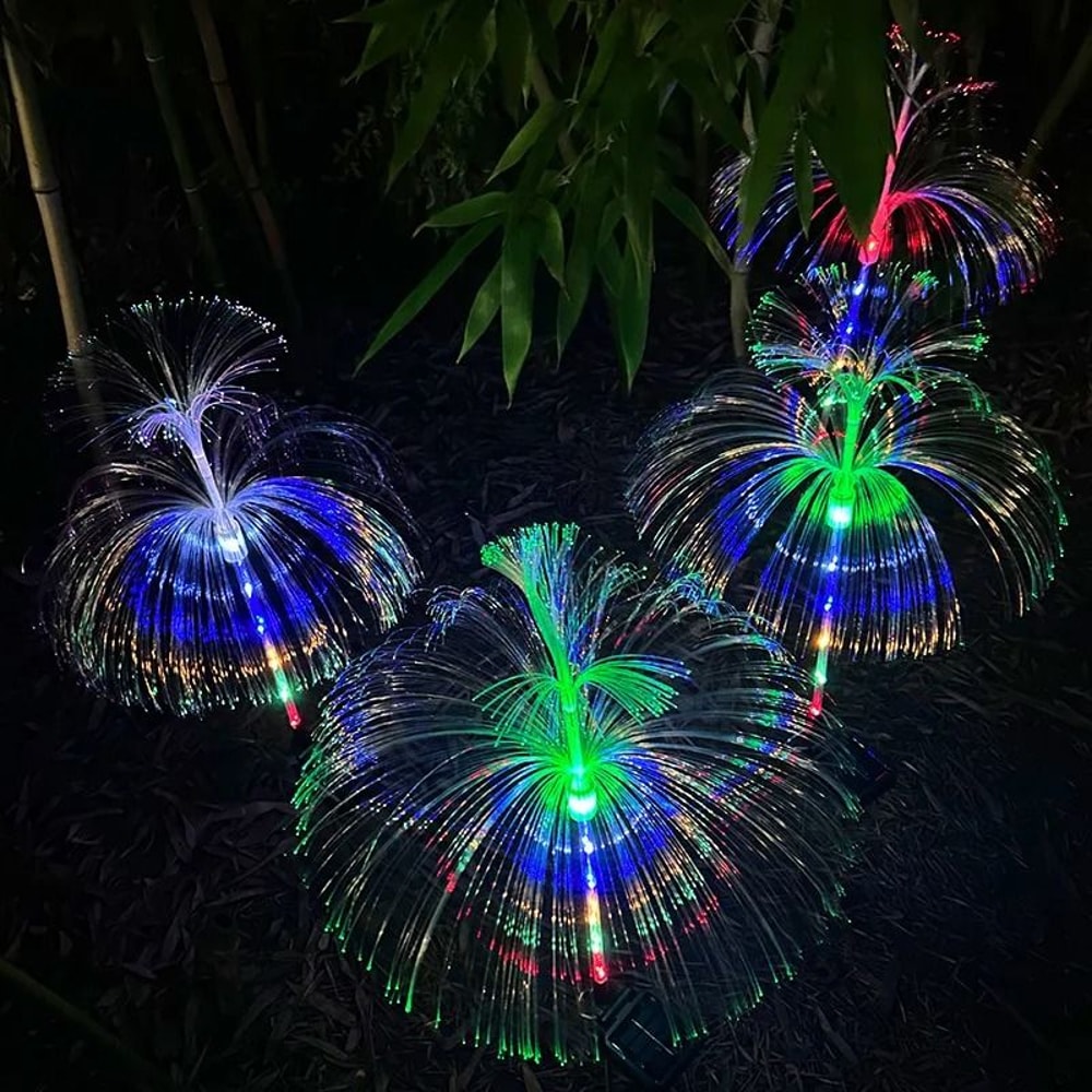 Solar Powered Jellyfish Lights 7Color Changing Outdoor Garden Festival Yard Decor 5