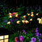 8LED Solar Bee Garden Lights Warm White Outdoor Decorative Bee String Lamp For Yard Pathway 2