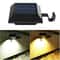 Solar LED Outdoor Security Street Light IP65 Waterproof DusktoDawn Flood Light For Patio Entryway 1