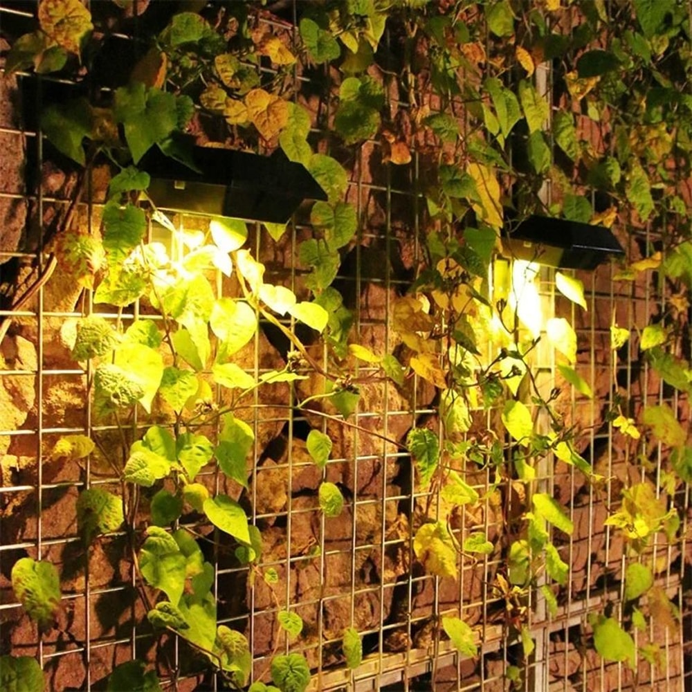 Solar LED Outdoor Security Street Light IP65 Waterproof DusktoDawn Flood Light For Patio Entryway 4