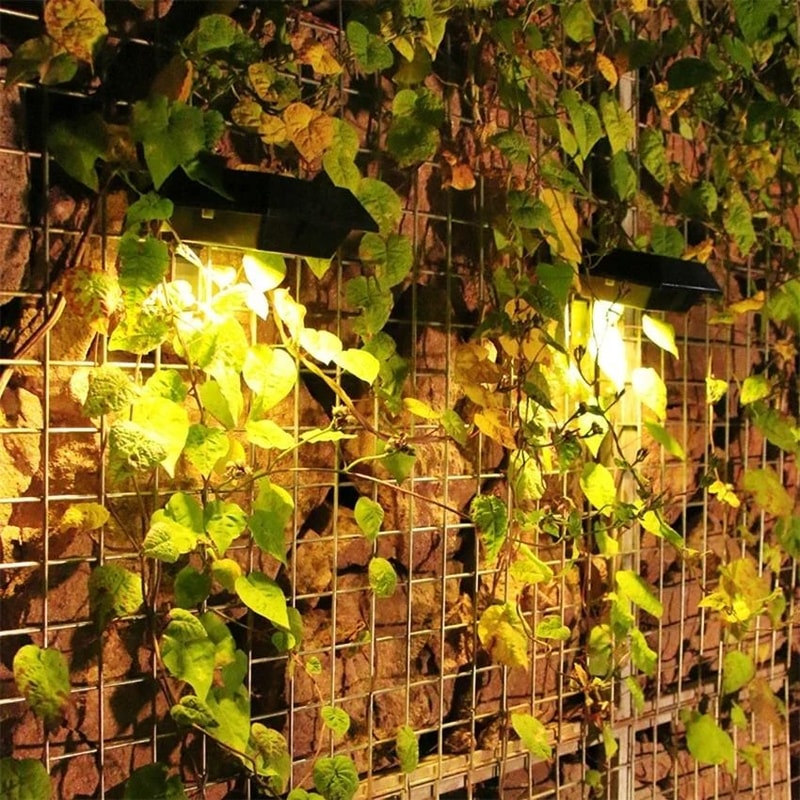 Solar LED Outdoor Security Street Light IP65 Waterproof DusktoDawn Flood Light For Patio Entryway 4