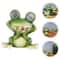 Solar Frog Garden Statue Light HandPainted Resin Figurine Ornament For Outdoor Yard Pathway 5