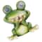Solar Frog Garden Statue Light HandPainted Resin Figurine Ornament For Outdoor Yard Pathway 6