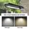 18LED Solar Gutter Wall Light IP65 Waterproof Human Body Induction Outdoor Security Lamp 1