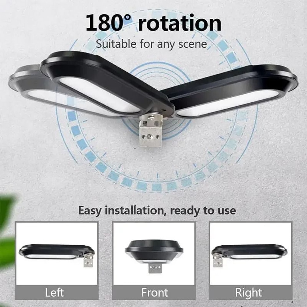 18LED Solar Gutter Wall Light IP65 Waterproof Human Body Induction Outdoor Security Lamp 2
