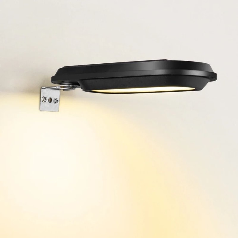 18LED Solar Gutter Wall Light IP65 Waterproof Human Body Induction Outdoor Security Lamp 7