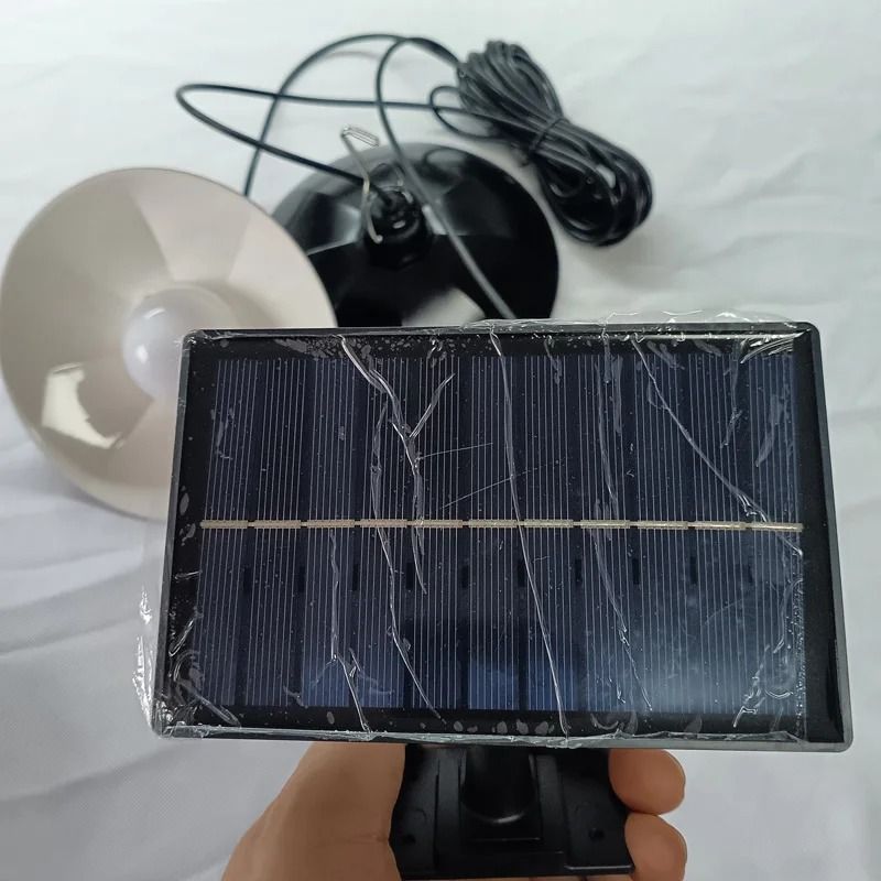 2Head Solar Pendant Light Waterproof Outdoor LED Hanging Lantern For Home Garden Patio 3