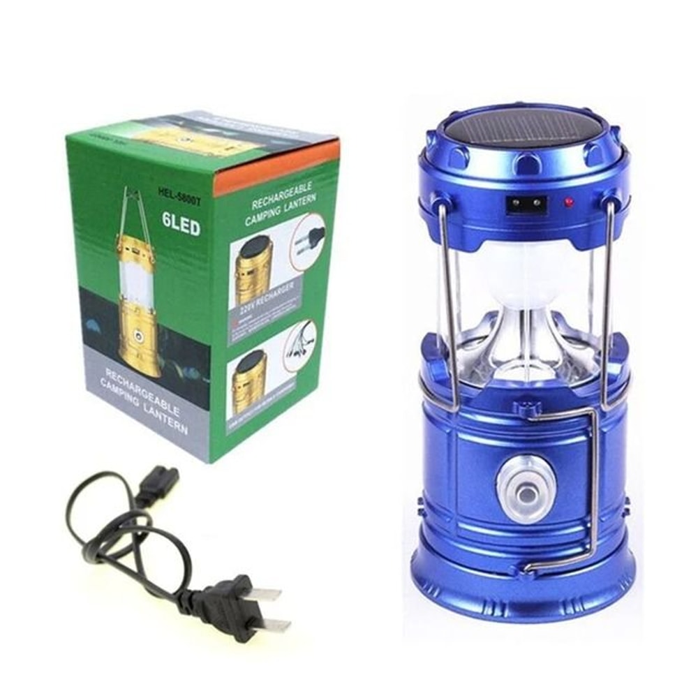 Portable Solar Charger Camping Lantern USB Rechargeable Folding Camp Tent Lamp For Outdoor Lightin 7