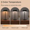 Solar Desk Lamp Portable Night Light DualCharging Table Lamp With 3 Color Temperatures For Bedroo 3
