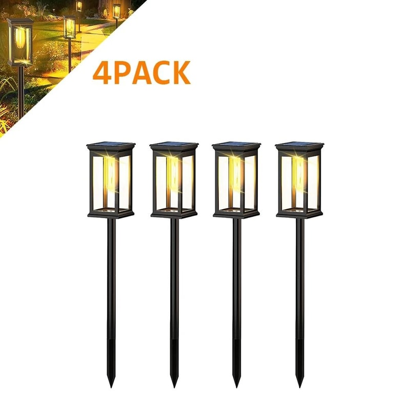 Solar Path Lights Outdoor IP65 Waterproof Garden Landscape Lighting For Patio Walkways Driveways 8