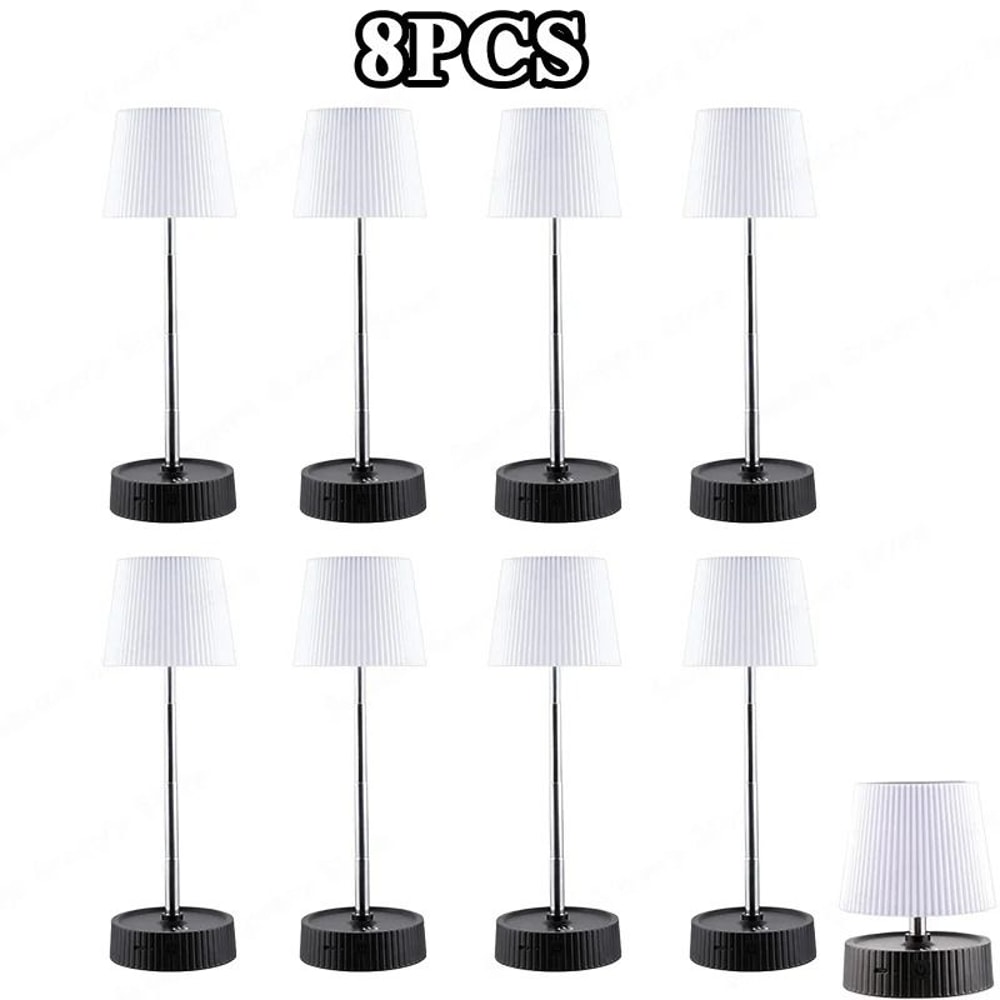 Mini Solar Folding Table Lamp Rechargeable 17LED Outdoor Night Light Desktop Floor Lamp 10