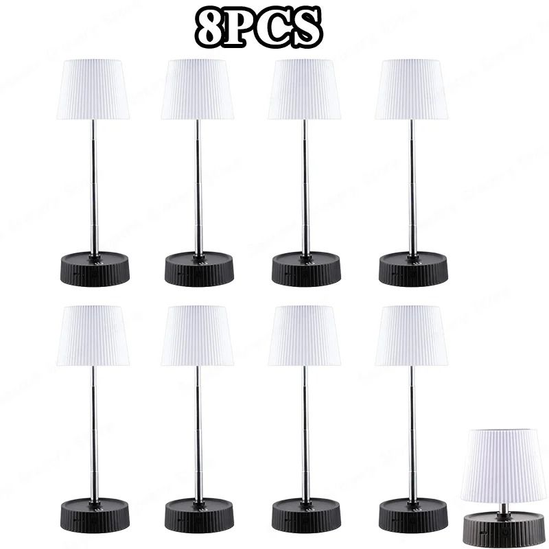 Mini Solar Folding Table Lamp Rechargeable 17LED Outdoor Night Light Desktop Floor Lamp 10