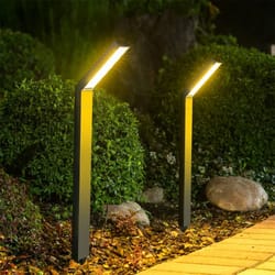 solar pathway outdoor lights | ip65 waterproof garden landscape lamps for lawn & walkway