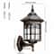 Vintage Solar Flame Hanging Lantern IP65 Waterproof 400LM LED Outdoor Wall Lamp For Patio Fence G 6