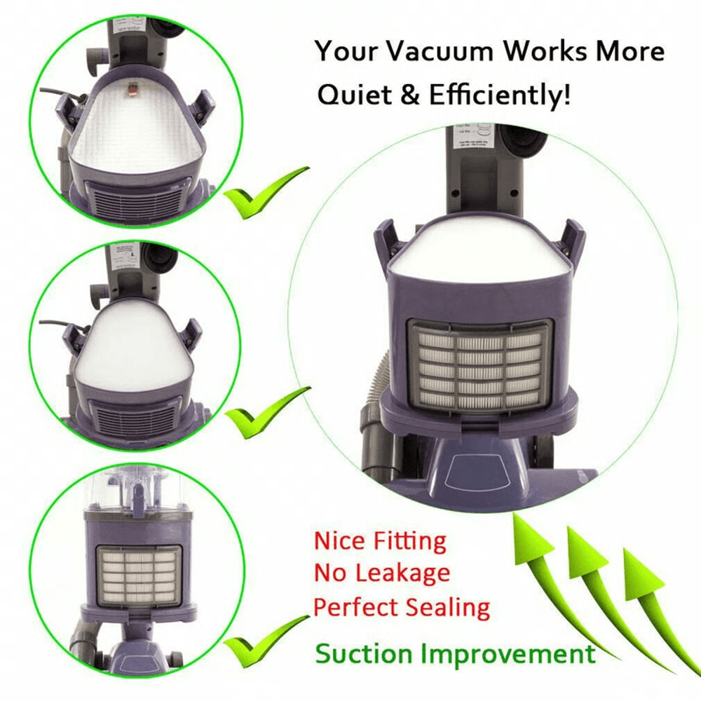 Vacuum Filter Replacement Kit For Shark Navigator Fits NV350 NV360 NV370 XFF350 XHF350 7