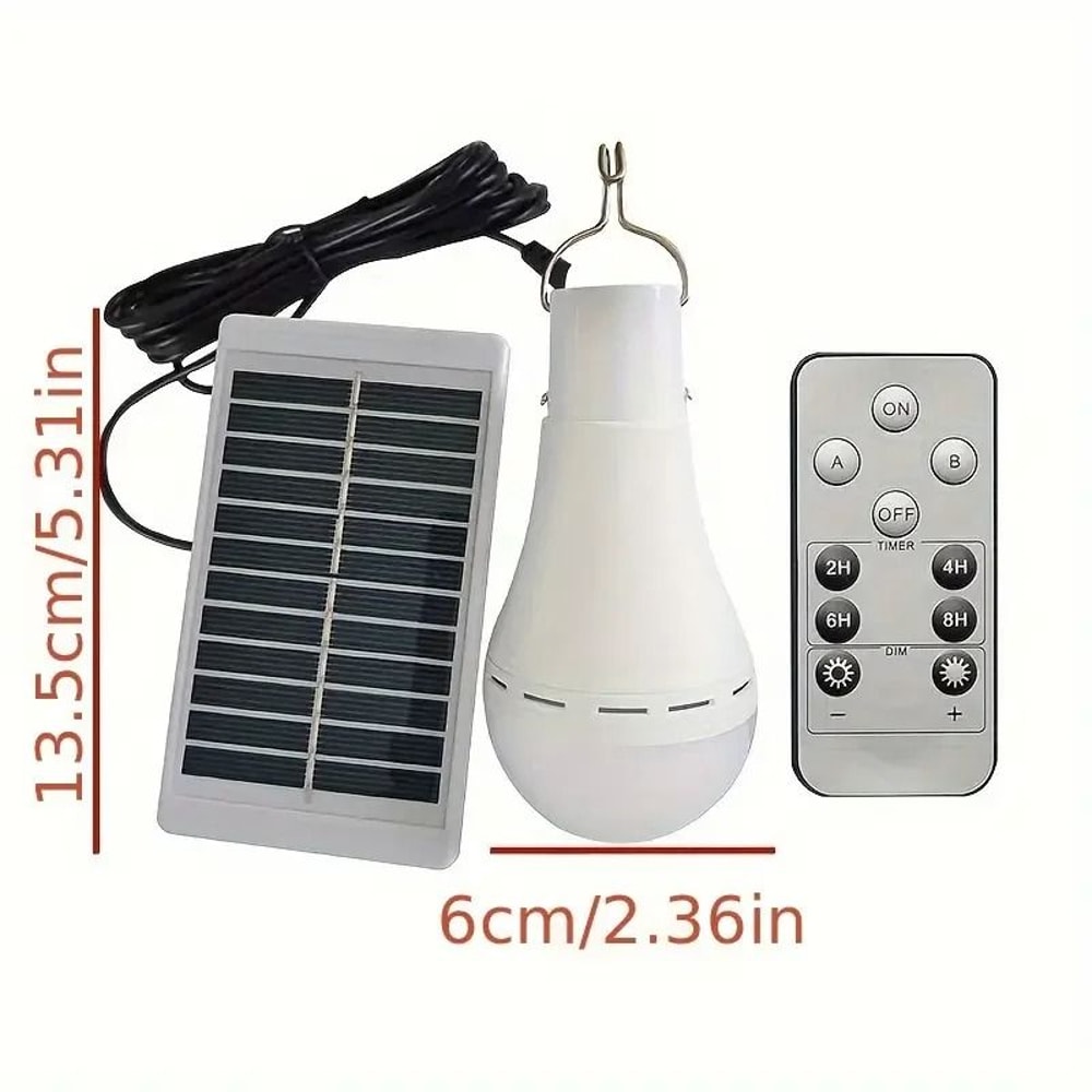 7W9W LED Solar Emergency Light Remote Controlled Waterproof Outdoor Camping Hiking Lantern 1