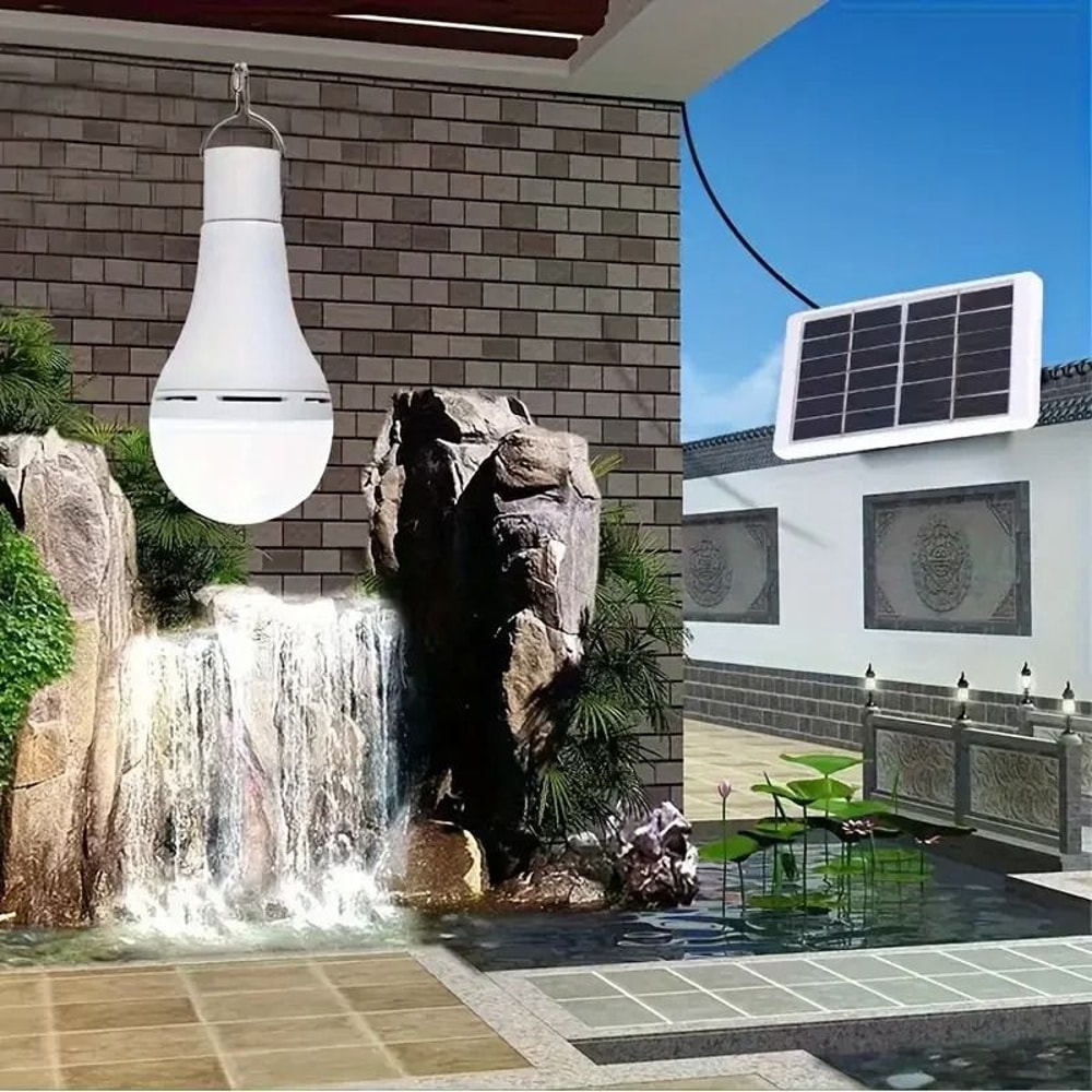 7W9W LED Solar Emergency Light Remote Controlled Waterproof Outdoor Camping Hiking Lantern 3