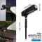2in1 Solar Landscape Spotlight IP65 Waterproof LED Decorative Lamp With RedBlueGreen Light 6