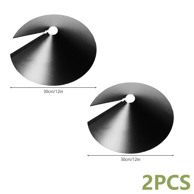 Wrap Around Squirrel Baffle Durable Plastic Bird Feeder Protection 1218 Inch Squirrel Proof Guard 9