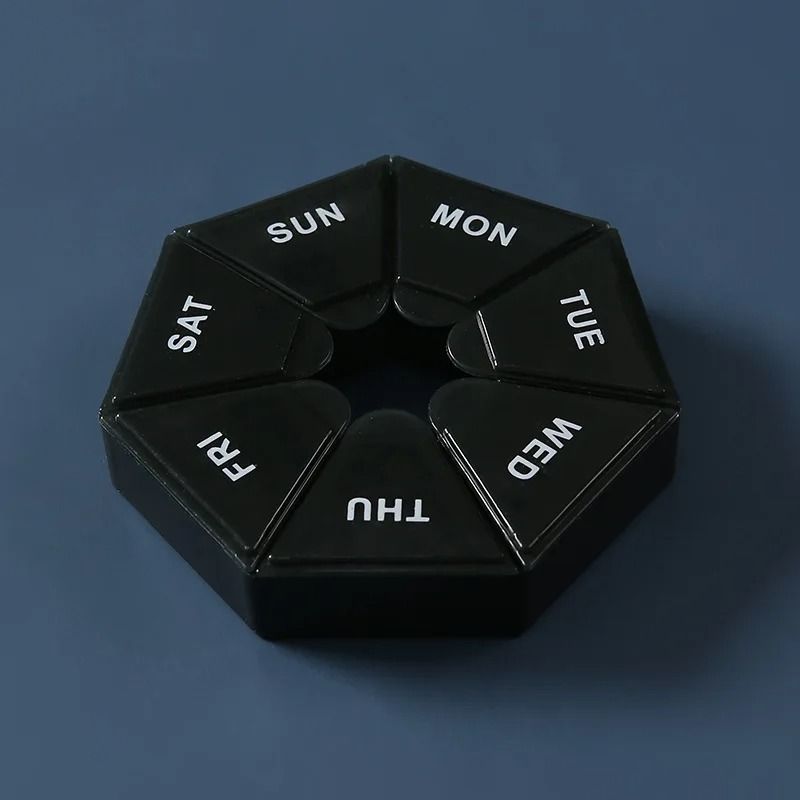 7Day Color Pill Case Portable Medicine Dispenser Travel Vitamin Tablet Organizer Container 6