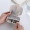 Mini Portable 8Grid Pill Box Wheat Straw Travel Medicine Organizer Sealed Tablet Container 2